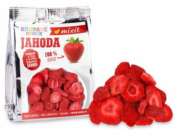 Křupavé ovoce Jahoda 13g Mixit